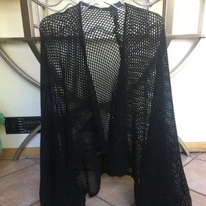 Steve Madden Black Mesh Coverup!